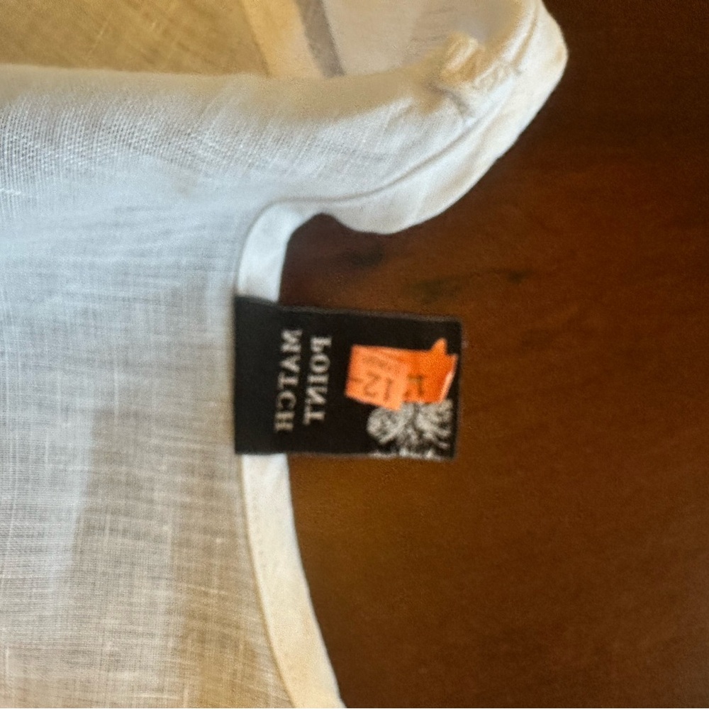 100% Linen Matchpoint Shell Button Blouse Lagenlo… - image 7